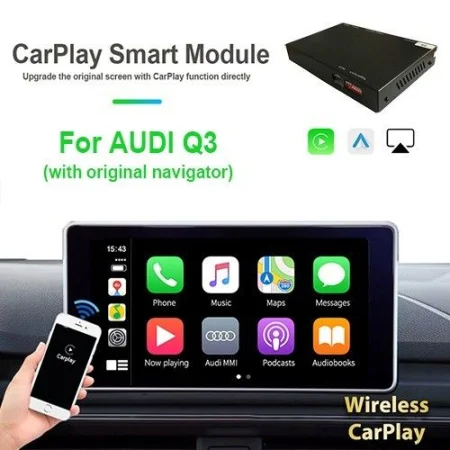 Carplay Wireless y Android Auto, Audi Q3, año 2015