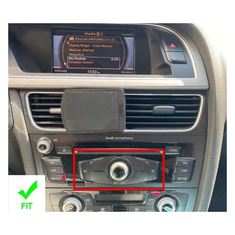 Audi A4 A5 Q5, 2010 2011, antes de 2018, pantalla 6.3" (Sin MMI)