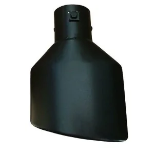 Cola de escape negra mate tipo Cupra 2, en inox.