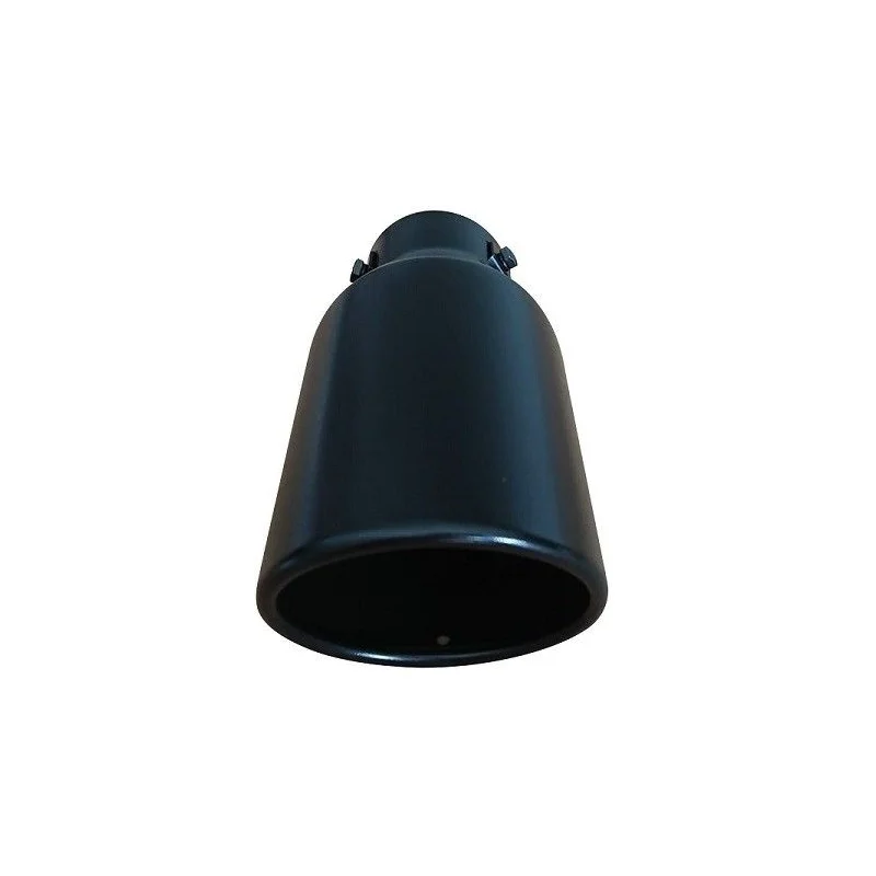 Cola de escape negra mate COL NG1, universal, acabado en acero Inox