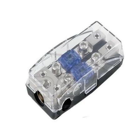 Distribuidor porta fusible 3 entradas, 2 salidas mini ANL