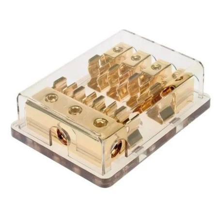 Distribuidor porta fusible 3 entradas 20 mm², 4 salidas 10 mm² AGU