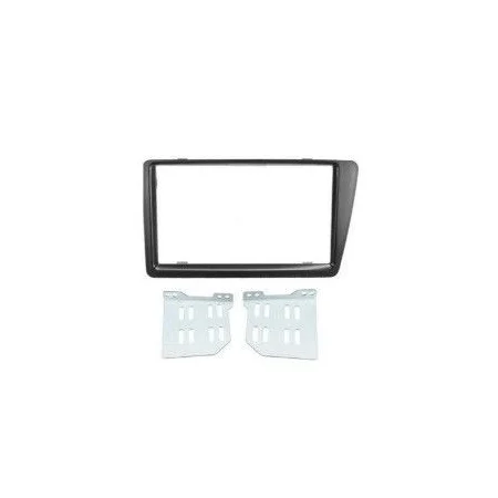 Marco frontal radio Honda Civic 2001 2006, antracita