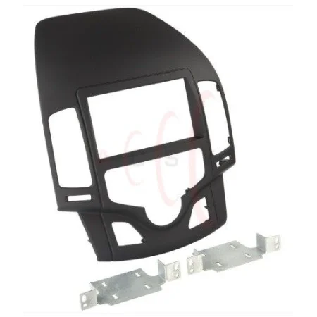Marco frontal Hyundai i30 2007 2012, 2DIN, modelos con climatizador automático.