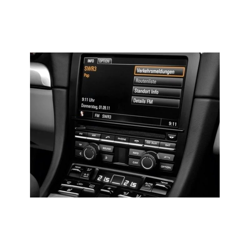 Sistema navegación: Porsche CDR 31 (sin botón MAP y sin tarjeta SD)