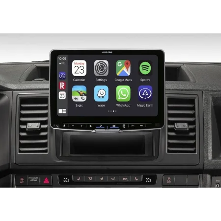 Alpine iLX F905T6, Pantalla 9",1 DIN, VW T5, T6, Touran, Tiguan