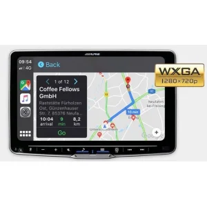 Alpine iLX F905S907 pantalla de 9" 1 DIN, CarPlay & Android Auto