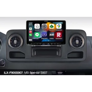 Alpine iLX F905S907, Pantalla 9", Mercedes Sprinter W907, año 2018