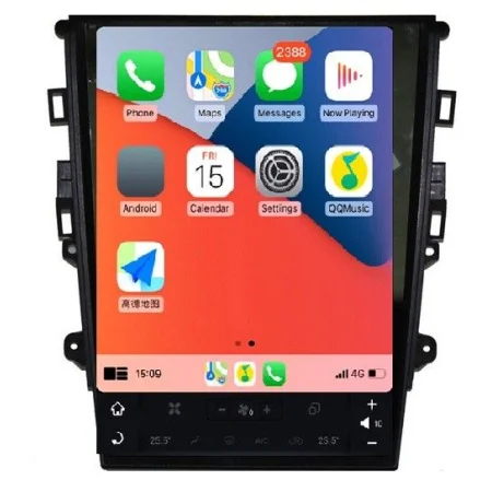 Radio navegador Ford Mondeo MKV, Fusion, año 2013 2017, CarPlay Wireless