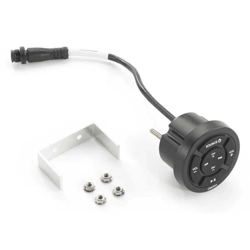Control remoto redondo negro, Clarion