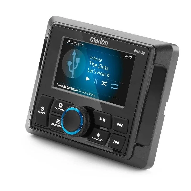 Mando a distancia marino con pantalla LCD 3", Clarion CMR 30