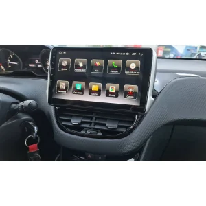 Radio navegador Peugeot 208 y 2008 (2014 2018), Carplay y Android Auto inalámbrico.