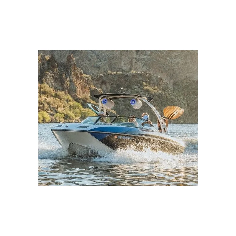 Pareja de altavoces marinos Wake Tower 25cm con LED, Rockford Fosgate