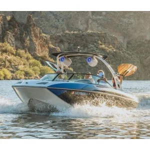 Pareja de altavoces marinos Wake Tower 25cm con LED, Rockford Fosgate