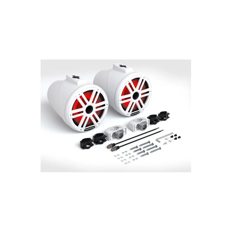 Rockford Fosgate M2WL 10H Altavoces marinos Wake Tower 25cm con iluminación LED