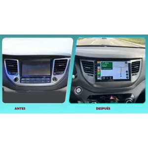 Navegador Hyundai Tucson, iX35, año 2015 2017, instalado