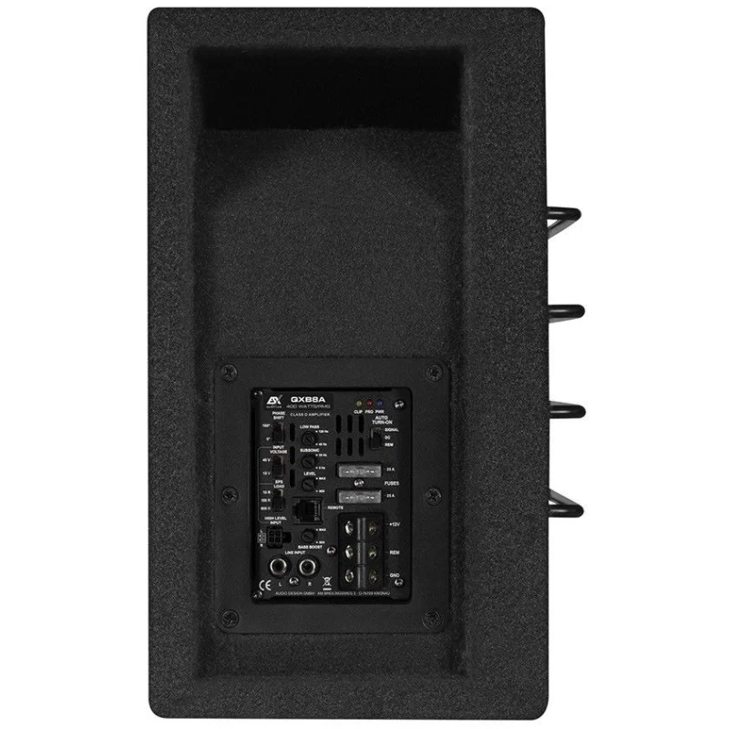 ESX Audio QXB8A Subwoofer 8" autoamplificado, clase D, 400WRMS