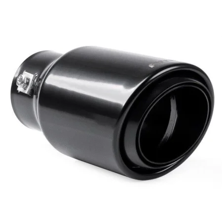 Cola de escape MT024B, universal, acero inox, color negro
