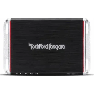 Rockford Fosgate PBR400X4D amplificador 4 canales, 400WMax.