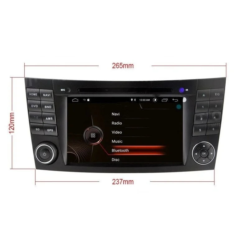 Radio navegador Mercedes Clase E (W211), G (W463), CLS (W219), CLK (W209)