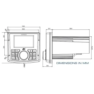Medidas ESX Audio VMR303