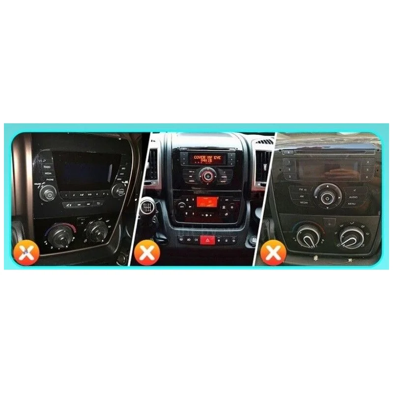 Citroen Jumper, Fiat Ducato, Peugeot Boxer (2016 2022), no compatible