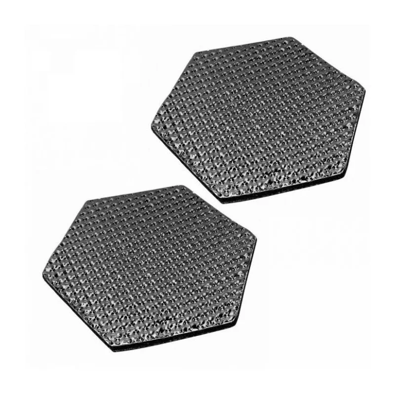2 placas hexagonales