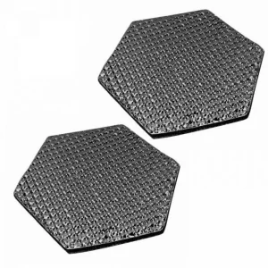 2 placas hexagonales