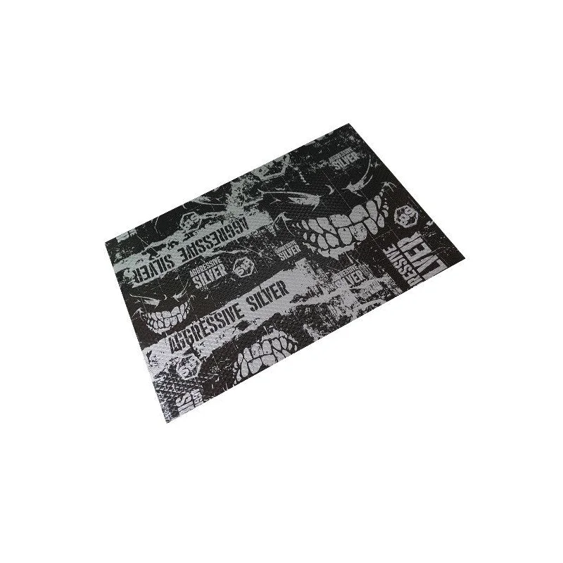 Pack 12 láminas insonorizantes 750x470mm, 2mm, STP Aggressive Silver