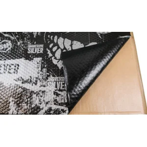 STP Aggressive Silver, Pack insonorizante 12 planchas, 750x470mm.