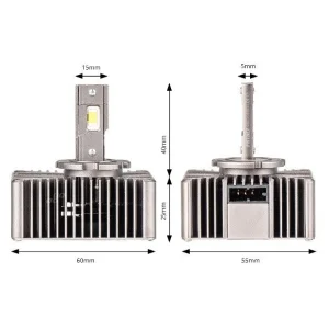 Bombillas LED tipo D5S, 6500K, excelente luminosidad y duración.