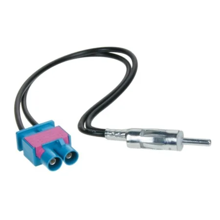 Conector adaptador antena doble Fakra DIN macho Skoda, Seat, VW