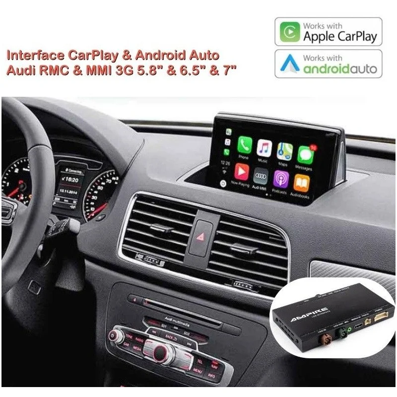 Carplay y Android Auto, Auto, Audi A1 (2010 2018), Q3 (2012 2018)