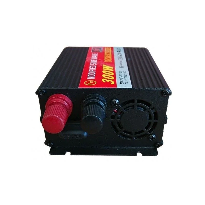 Convertidor de corriente de 12V DC a 220V AC, 300W