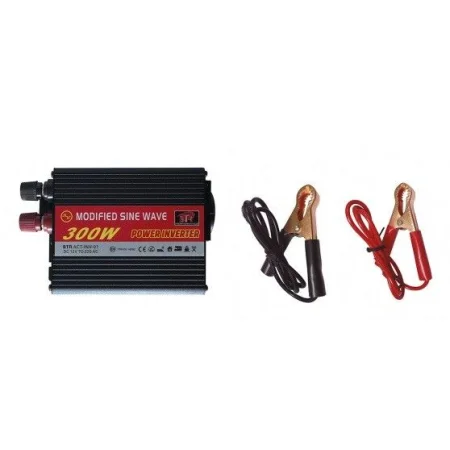 Convertidor de corriente 12V DC a 220V AC, 300W