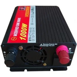 Convertidor de corriente de 12V DC a 220V AC, 1000W