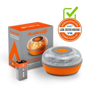 Baliza para señalizar emergencia en carretera, FlashLED SOS