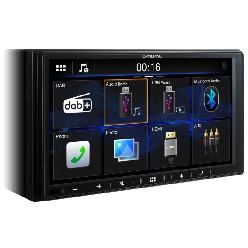 Radio con pantalla 7", Alpine iLX W690D, Apple CarPlay y Android Auto,