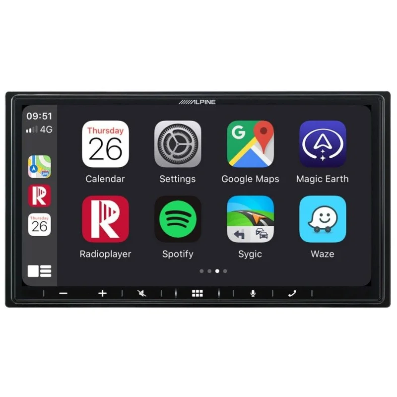 Alpine iLX W690D Radio con Carplay y Android Auto, pantalla 7"