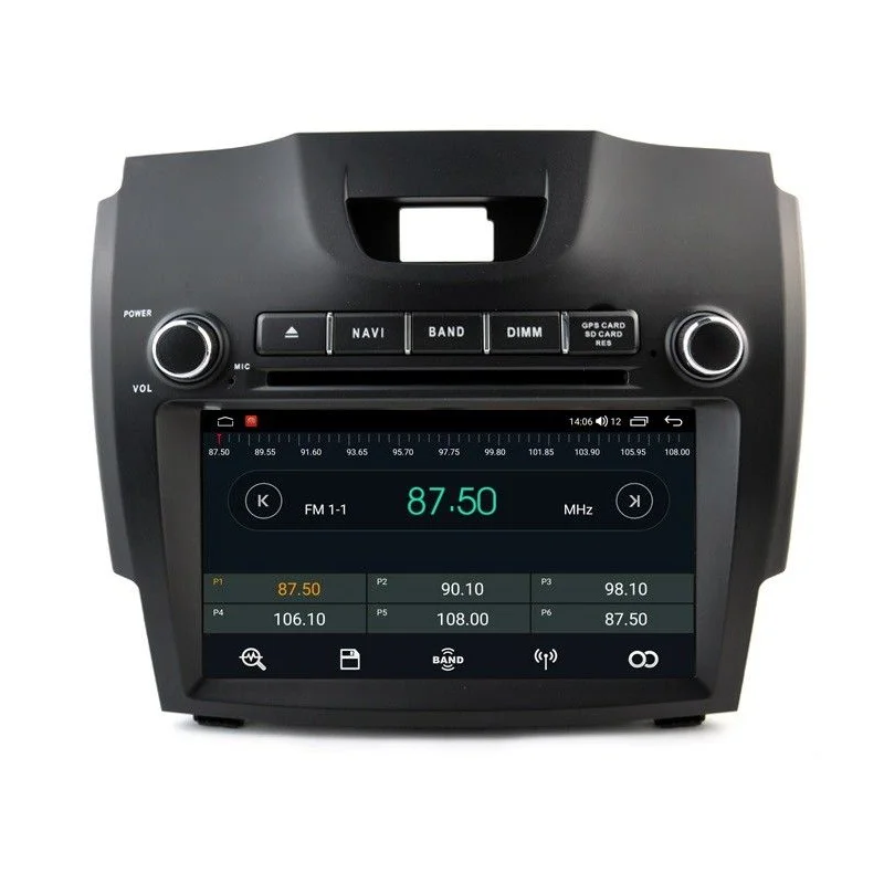 Radio navegador Isuzu D Max, año 2012 2018, Android 13