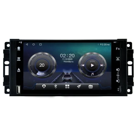 Radio navegador para Jeep Wrangler, Compass, Dodge, Chrysler, Android 13.
