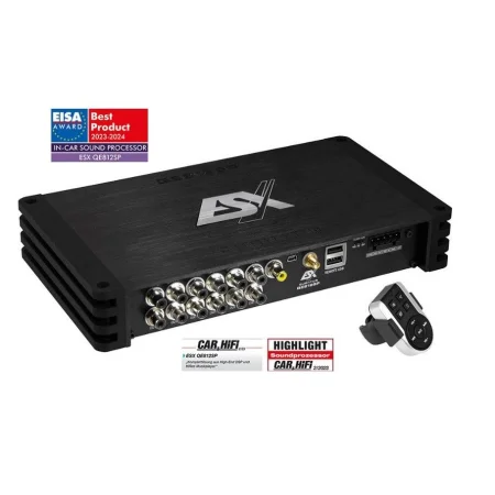 ESX Audio QE812SP, Procesador de sonido 12 canales con reproductor de audio