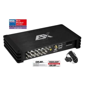 ESX Audio QE812SP, Procesador de sonido 12 canales con reproductor de audio