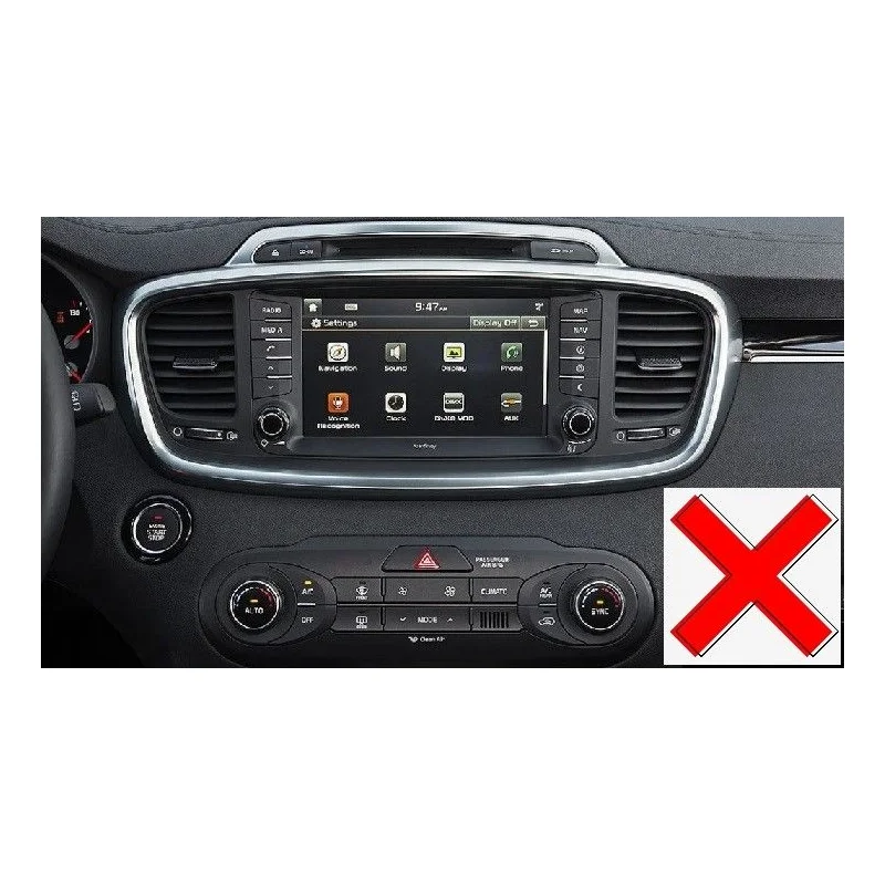 Kia Sorento 2015 2020, no compatible