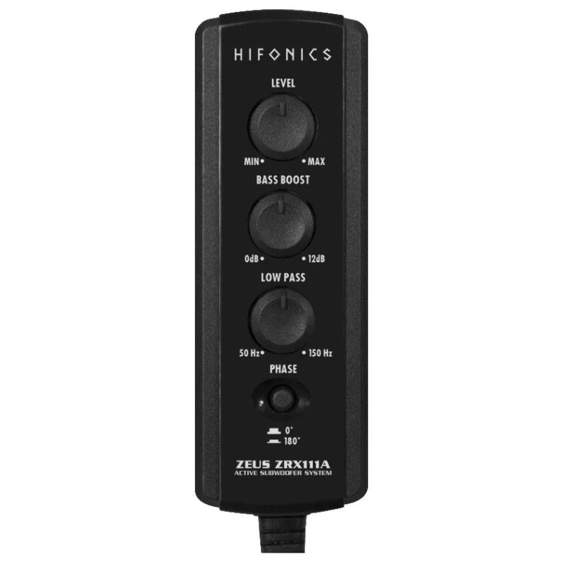 Mando para subwoofer redondo amplificado 11", Hifonics ZRX111A