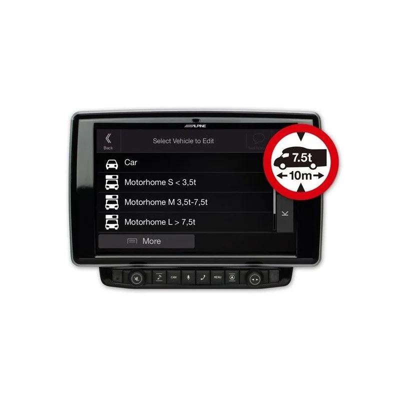 Navegador Alpine X903D DU8 con pantalla 9" para Fiat Ducato 8, año 2022