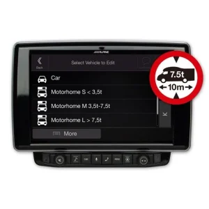 Navegador Alpine X903D DU8 con pantalla 9" para Fiat Ducato 8, año 2022
