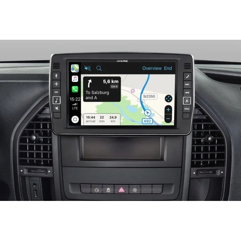 Navegador 9", Mercedes Vito (447), 2014, Alpine X903D V447