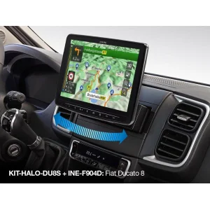 Marco radio Fiat Ducato, año 2022 para pantallas Alpine HALO 9"/11"