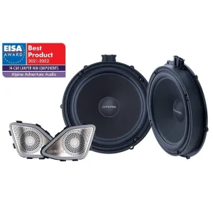 Alpine SPC108T6, altavoces 20cm para VW T6, 2015 2019